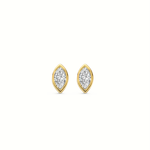 Mérité – Boucles d'oreilles – Or jaune & diamants Lab