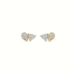Mérité – Boucles d'oreilles – Or jaune & diamants Lab