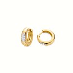 Mérité – Boucles d'oreilles – Or jaune & diamants Lab – vue 2