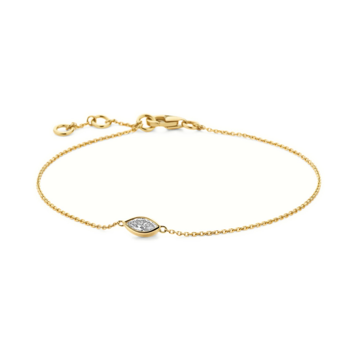 Mérité – Bracelet – Or jaune & diamant Lab