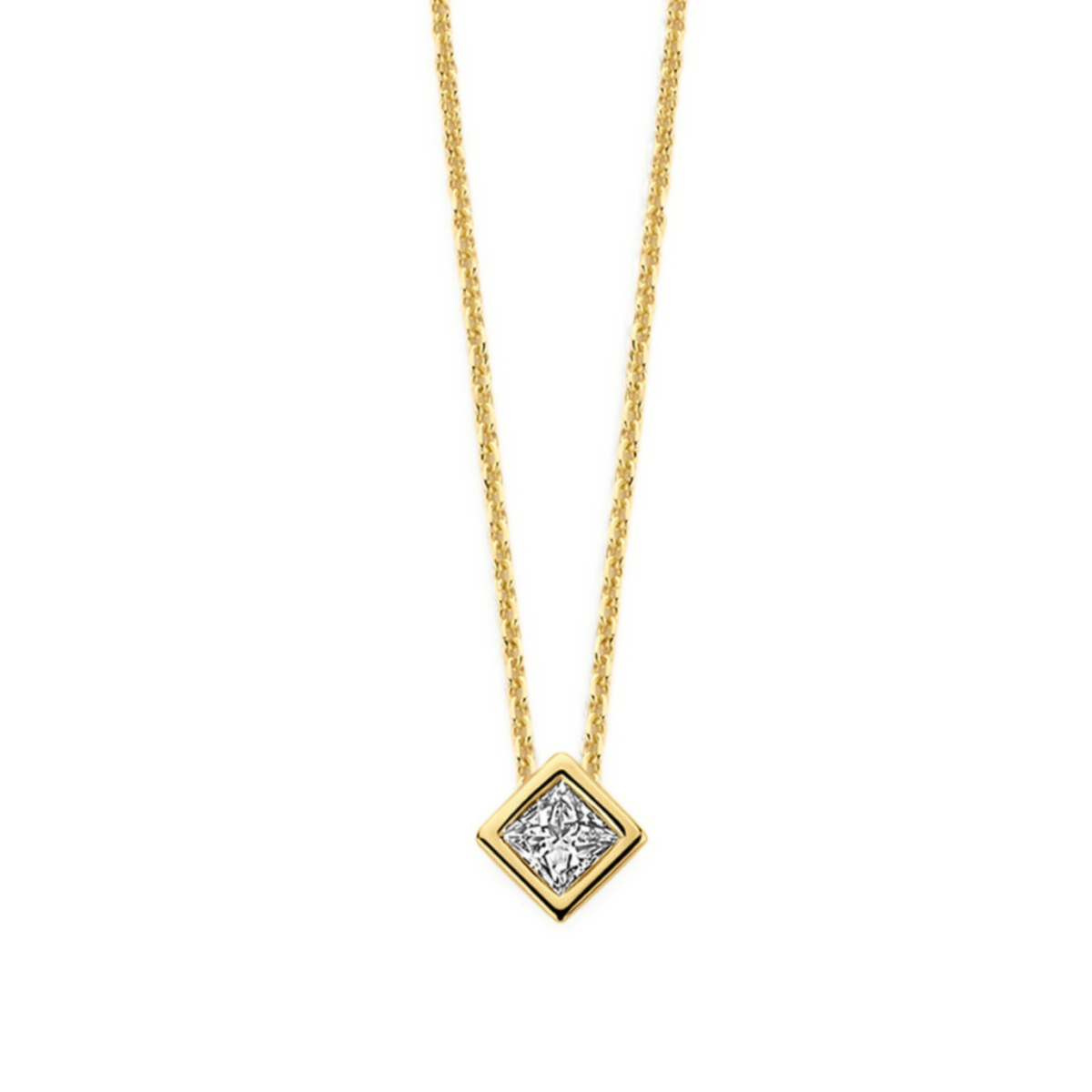 Mérité – Collier – Or jaune & diamant Lab