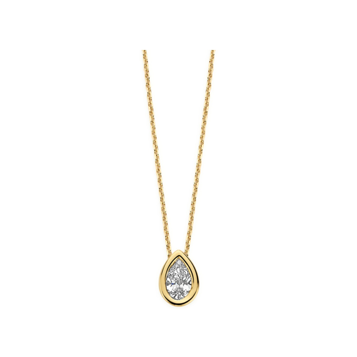 Mérité – Collier – Or jaune & diamant Lab