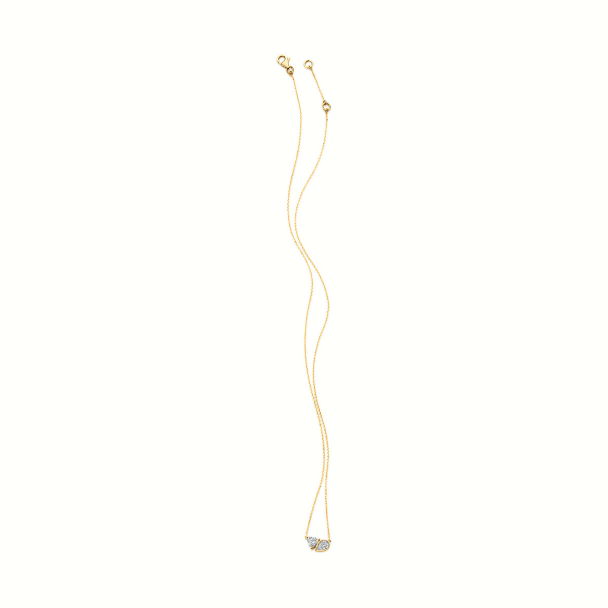 Mérité – Collier – Or jaune & diamants Lab – vue 2