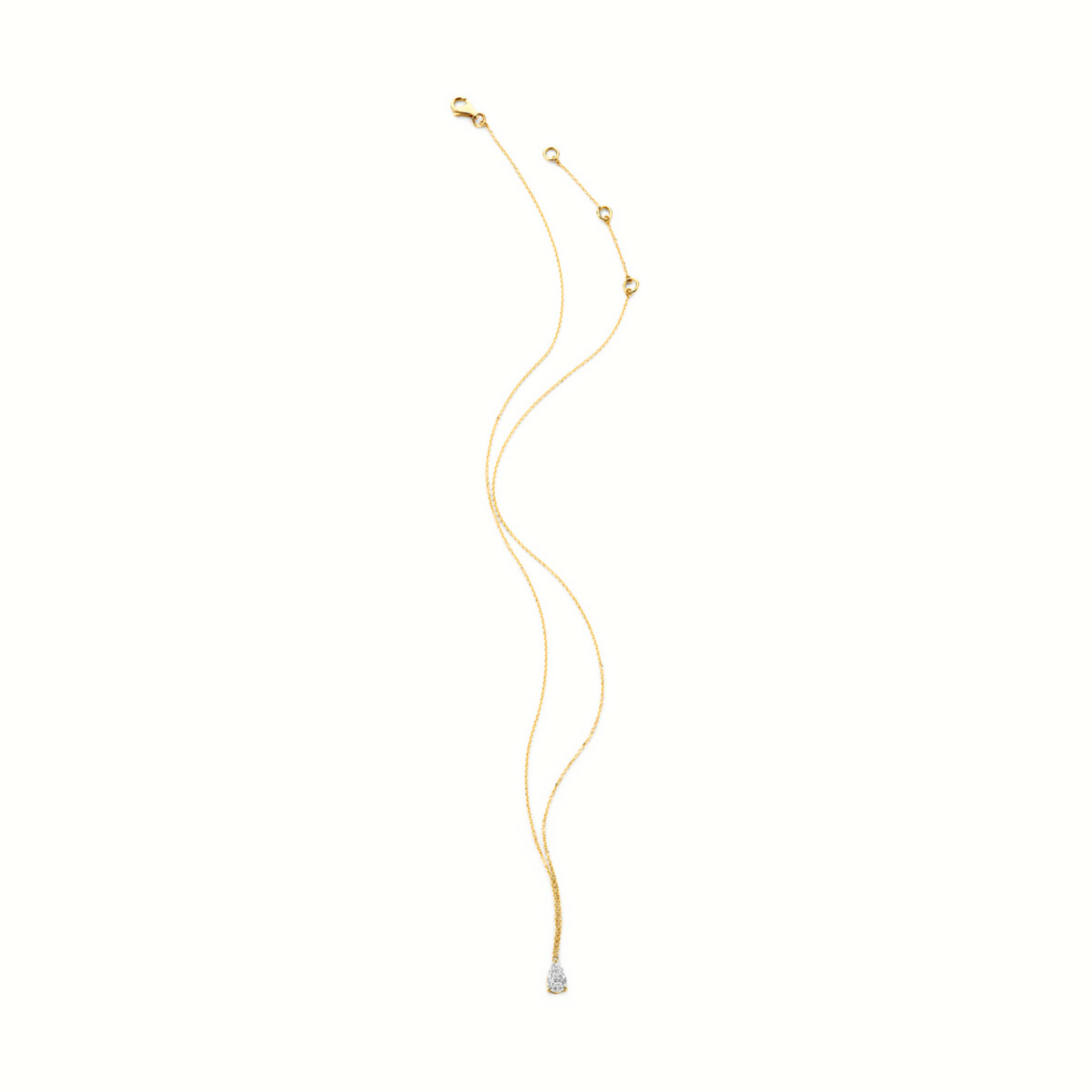 Mérité – Collier – Or jaune & diamant Lab – vue 2
