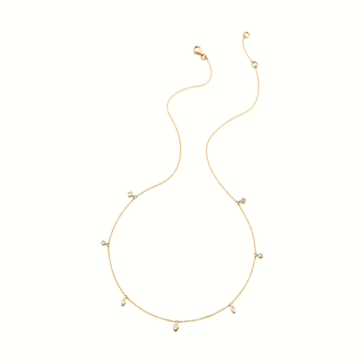 Mérité – Collier – Or jaune & diamants Lab – vue 2