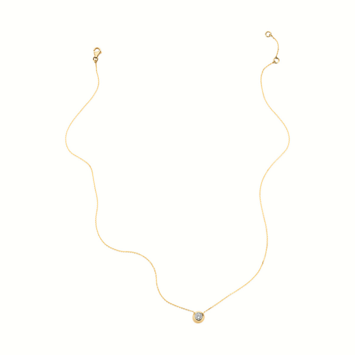 Mérité – Collier – Or jaune & diamant Lab – vue 2
