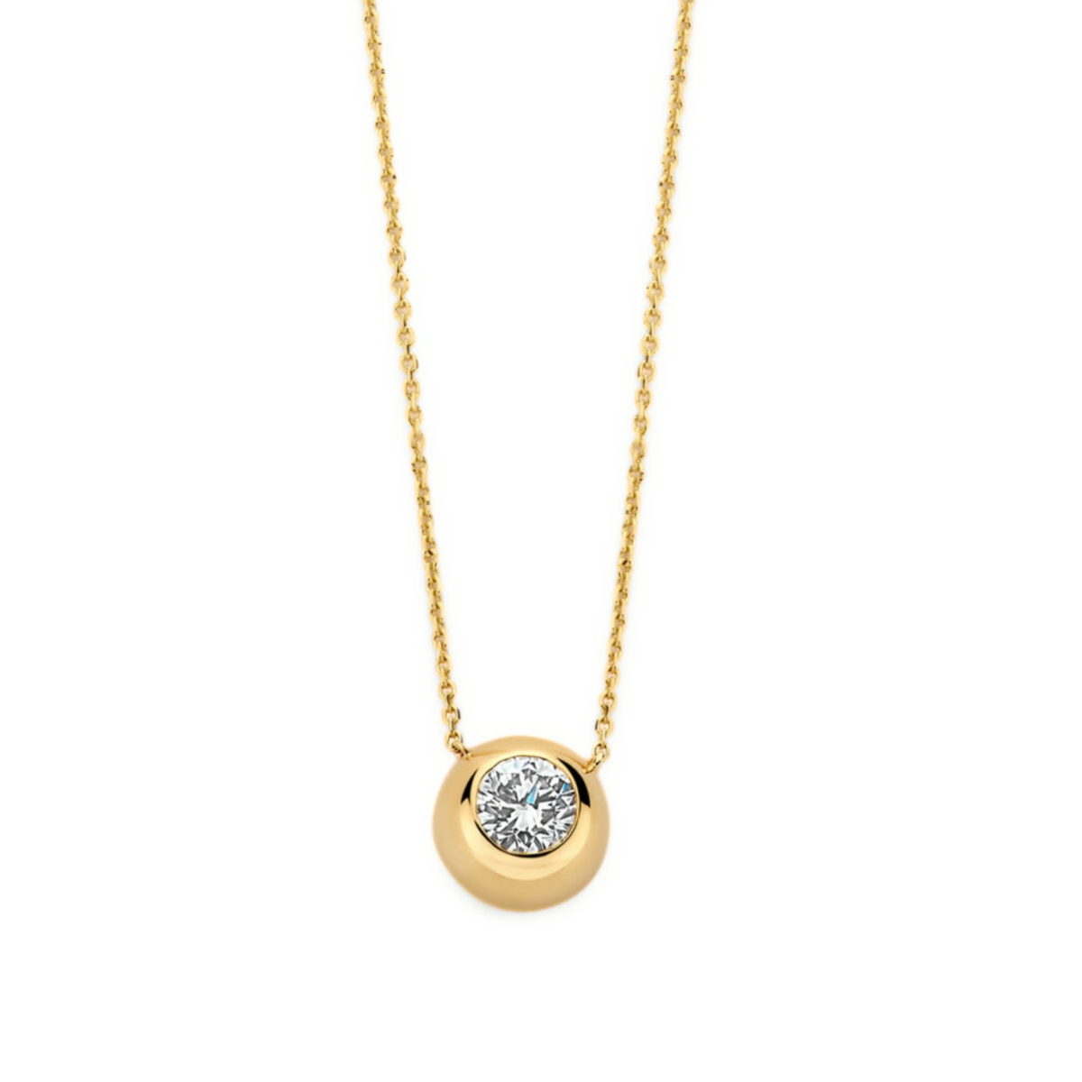 Mérité – Collier – Or jaune & diamant Lab