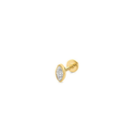 Mérité – Piercing – Or jaune & diamant Lab