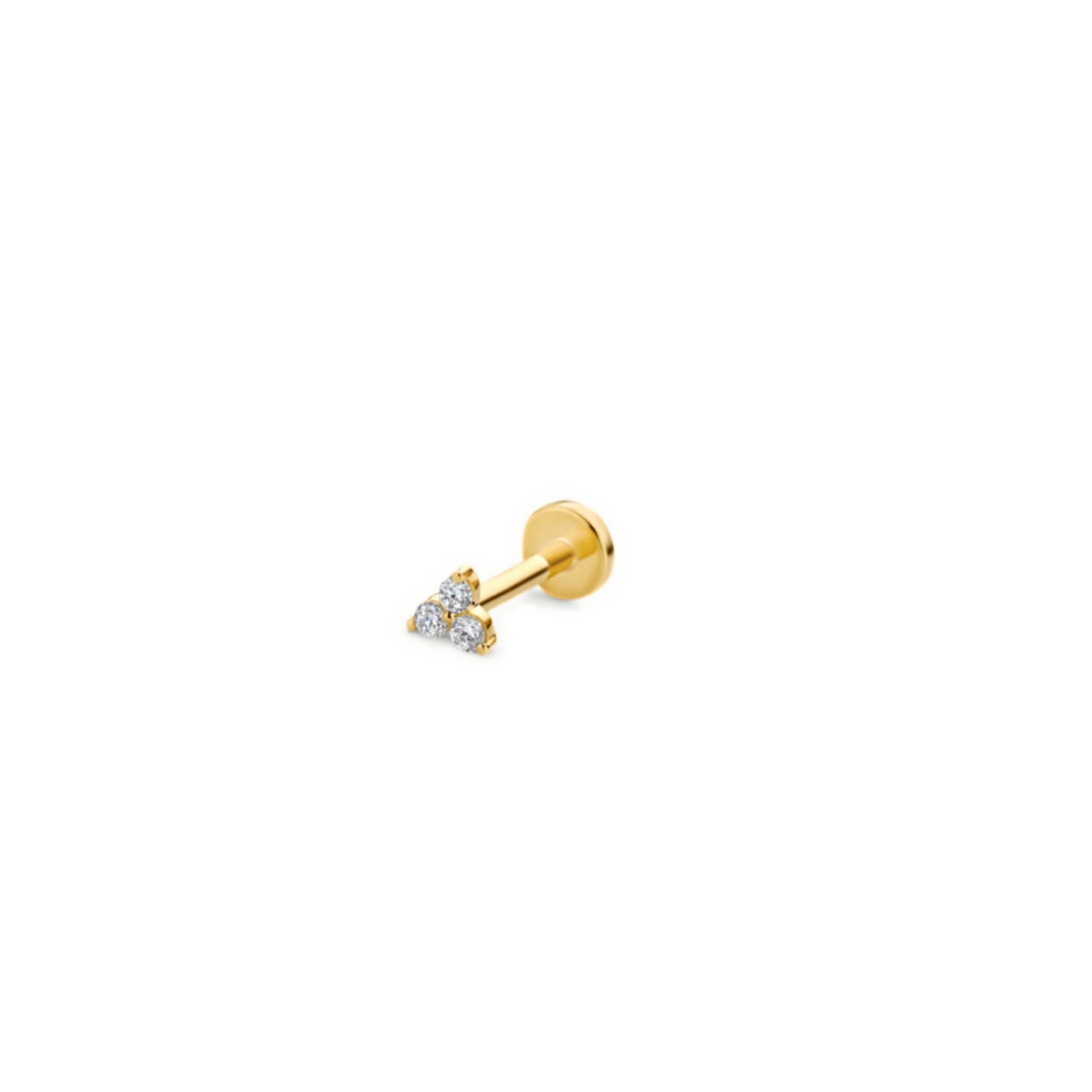 Mérité – Piercing – Or jaune & diamants Lab