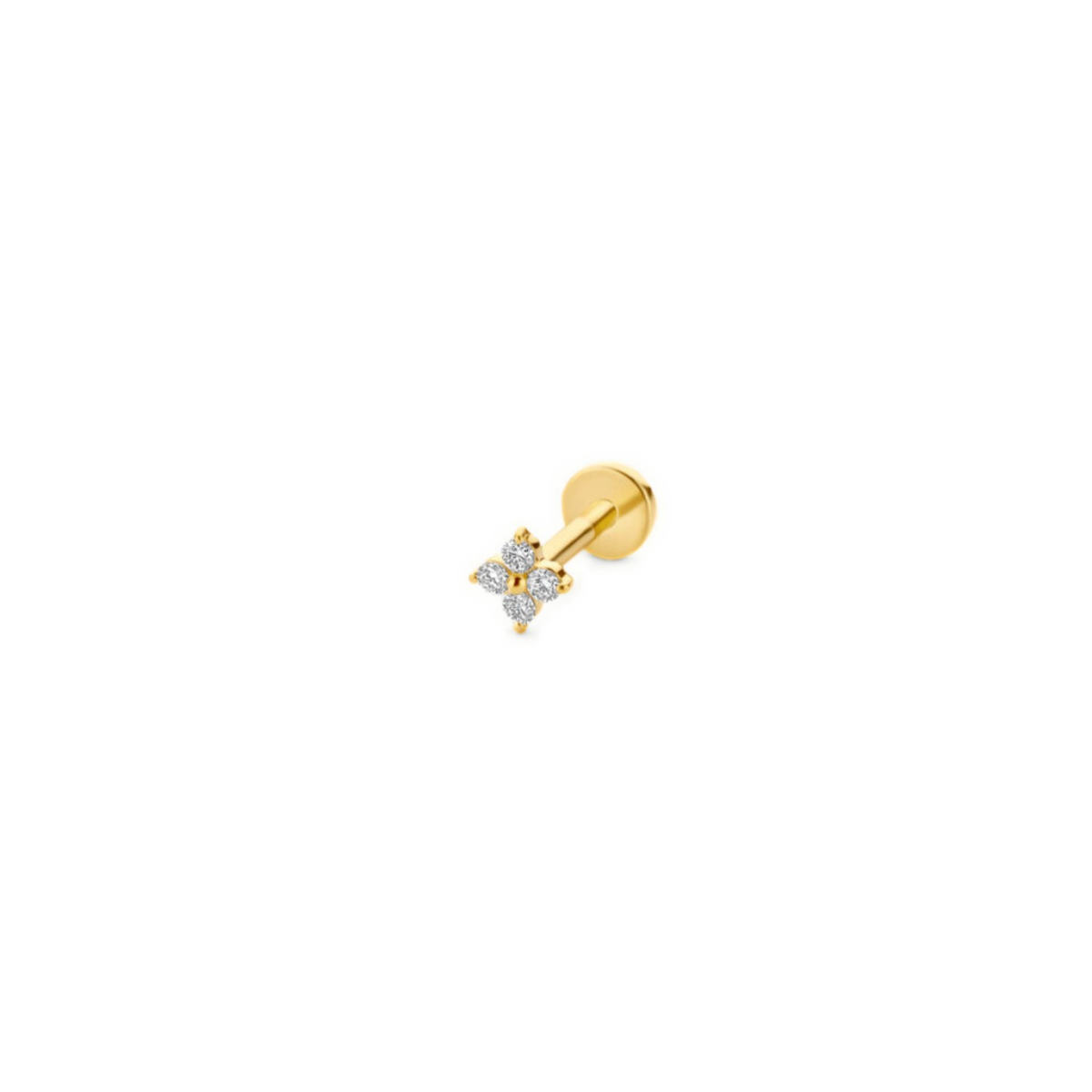 Mérité – Piercing – Or jaune & diamants Lab