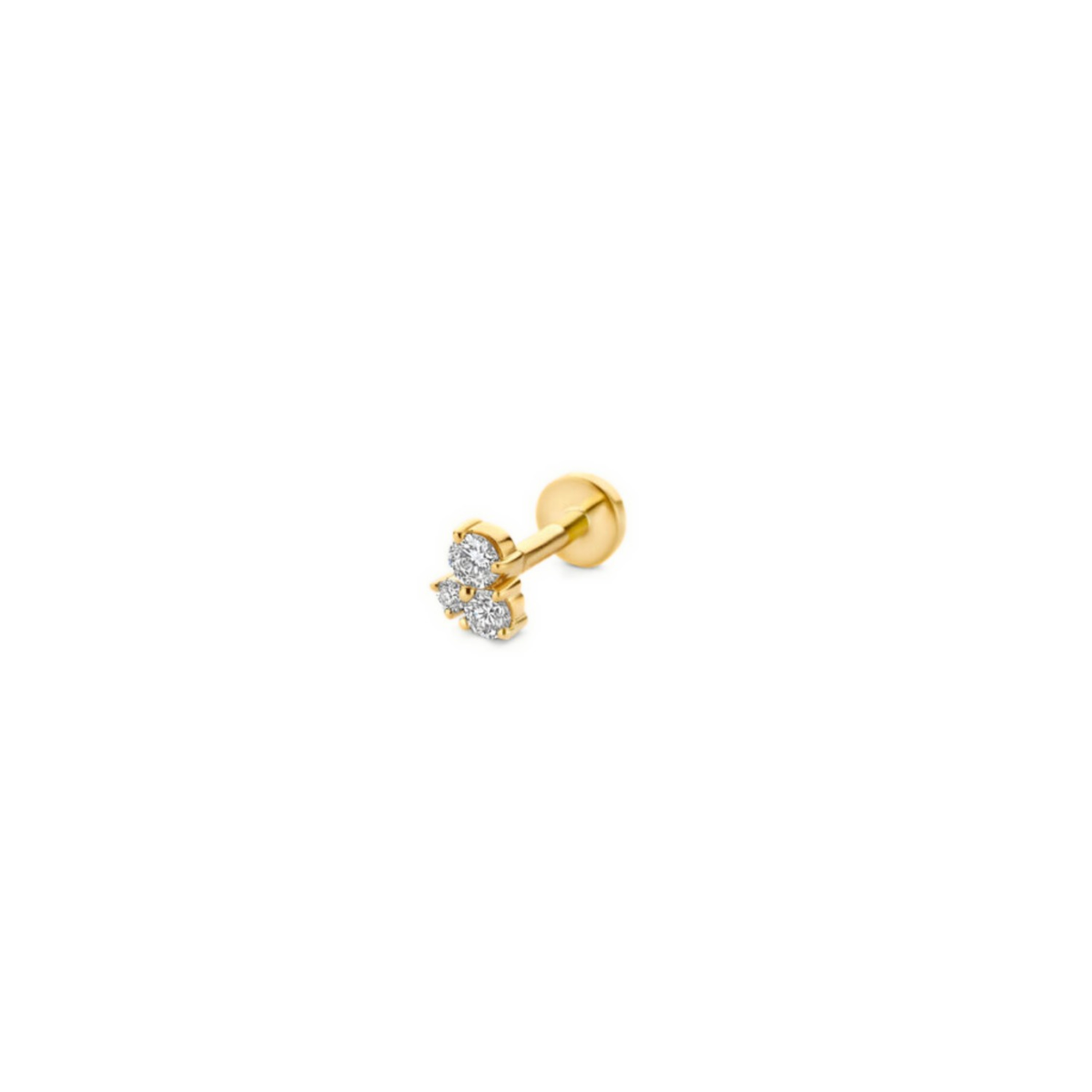 Mérité – Piercing – Or jaune & diamants Lab