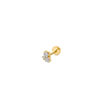 Mérité – Piercing – Or jaune & diamants Lab