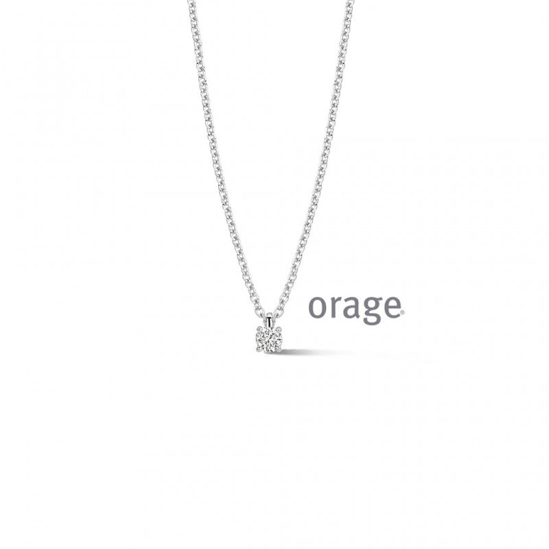 Orage – Collier – Argent & Diamant Lab
