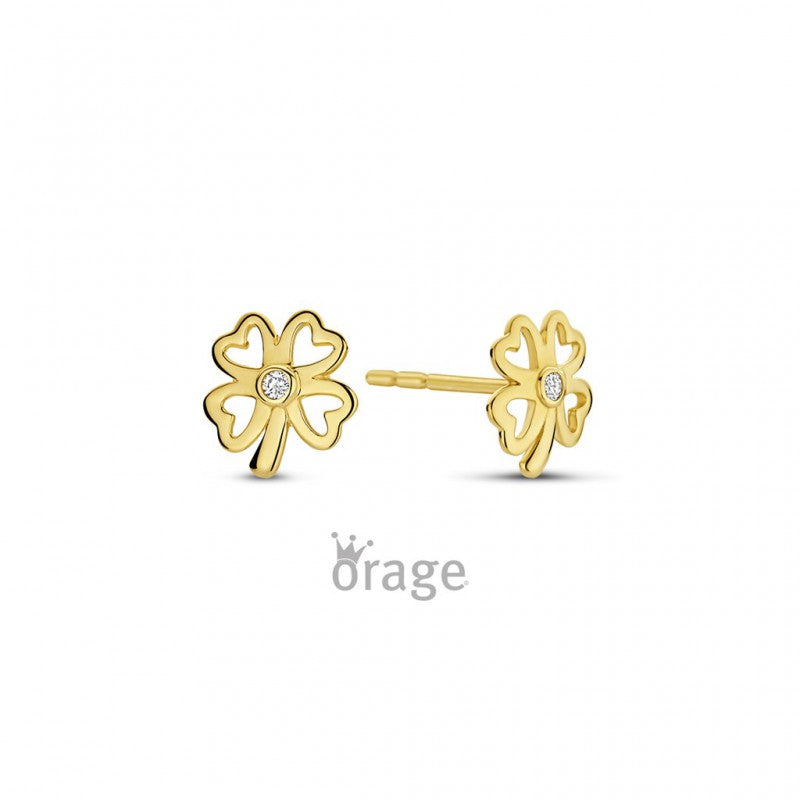 Orage Kids – Boucles d'Oreilles – Or jaune