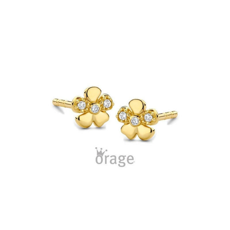 Orage Kids – Boucles d'oreilles – Or jaune