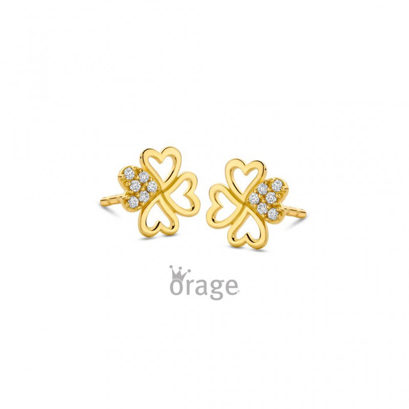 Orage Kids – Boucles d'oreilles – Or jaune