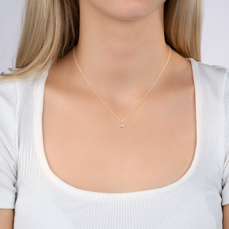 Pendentif – Plaqué or – vue 2