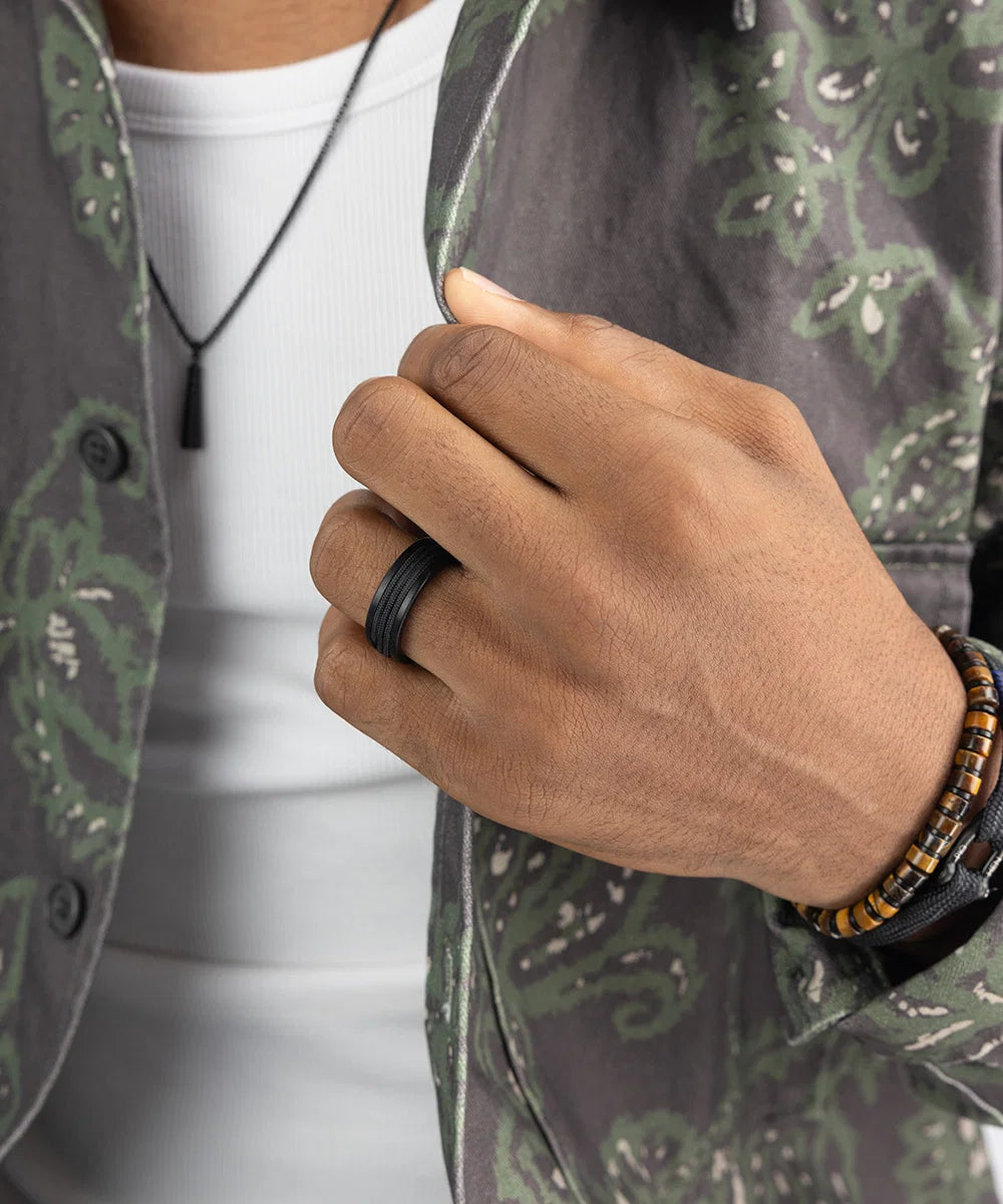 Pig & Hen – Bague – Navarch 8mm Wrap – vue 2