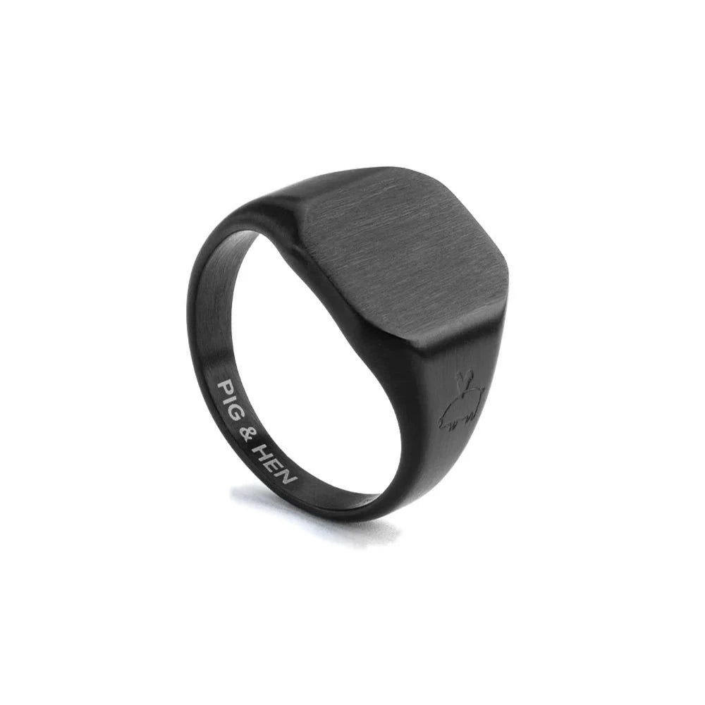 Pig & Hen – Bague – Signet Classic Ring 16mm