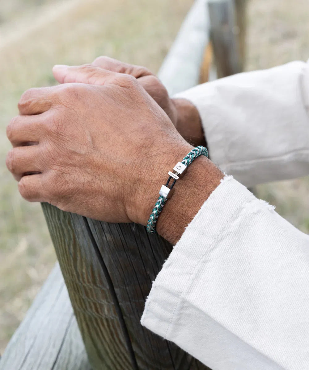 Pig & Hen – Bracelet Corde – Catena Foxtail – vue 2