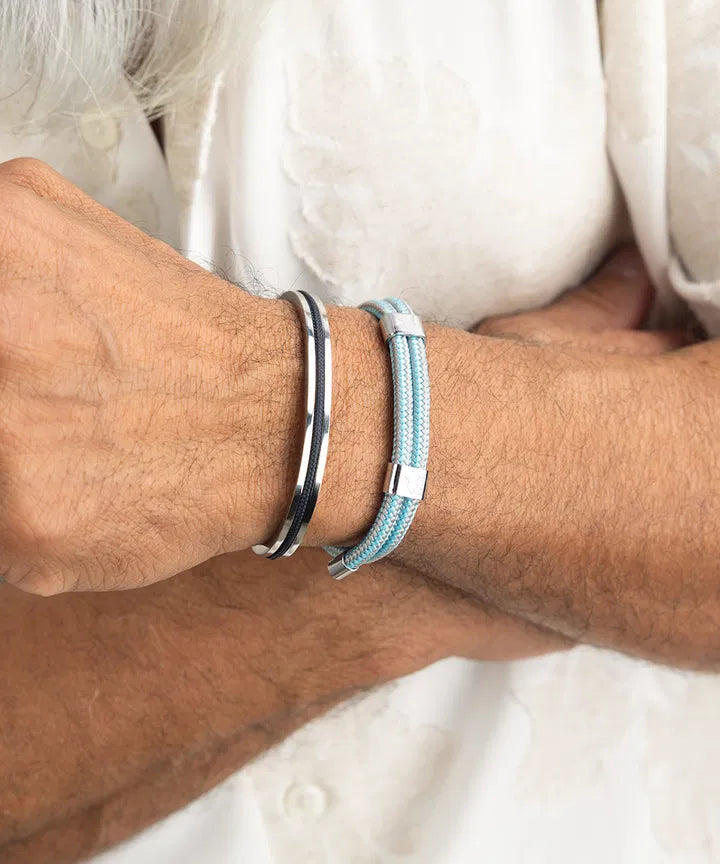 Pig & Hen – Bracelet Corde – Little Lewis DBL – vue 2