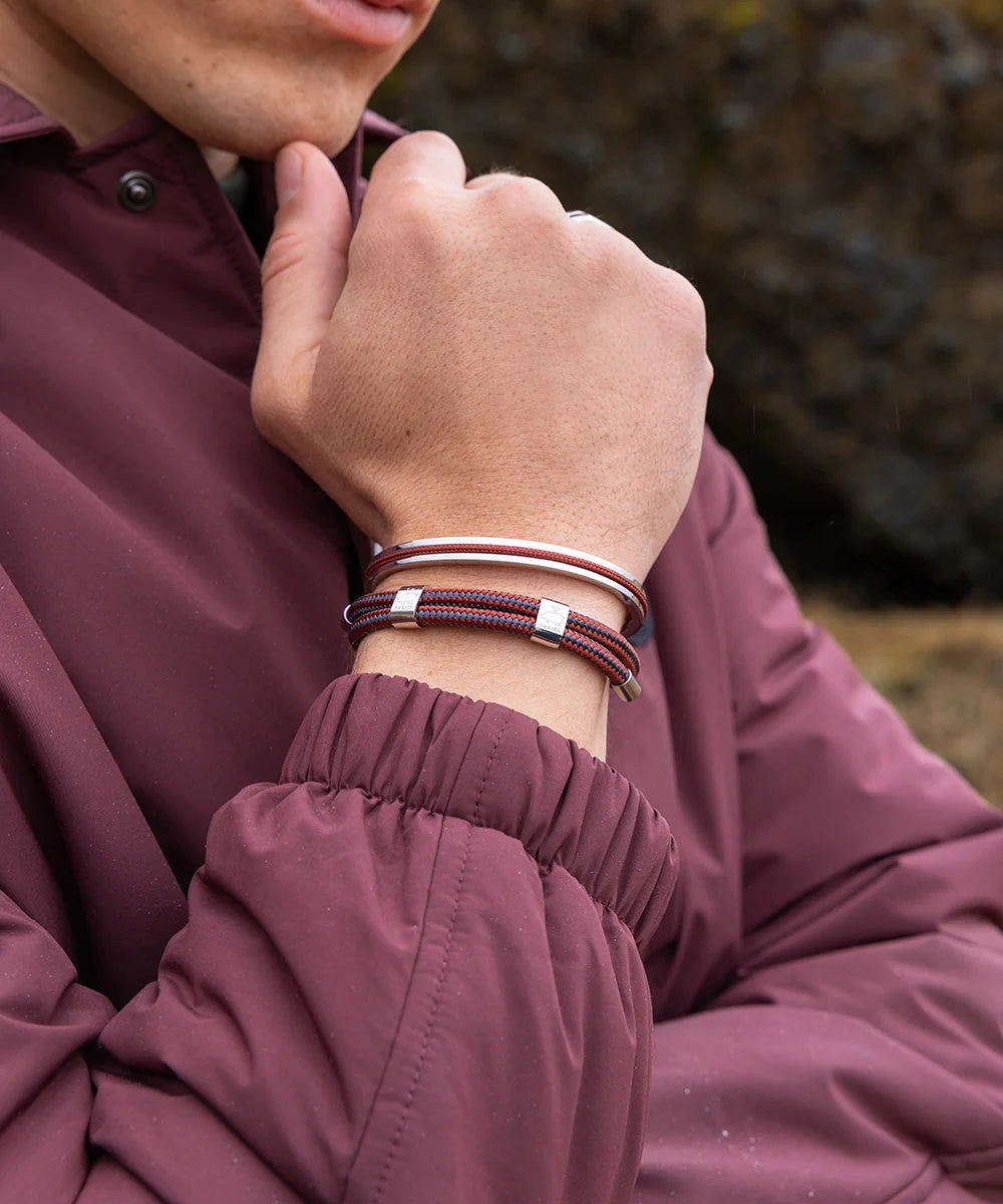 Pig & Hen – Bracelet Corde – Little Lewis DBL – vue 2