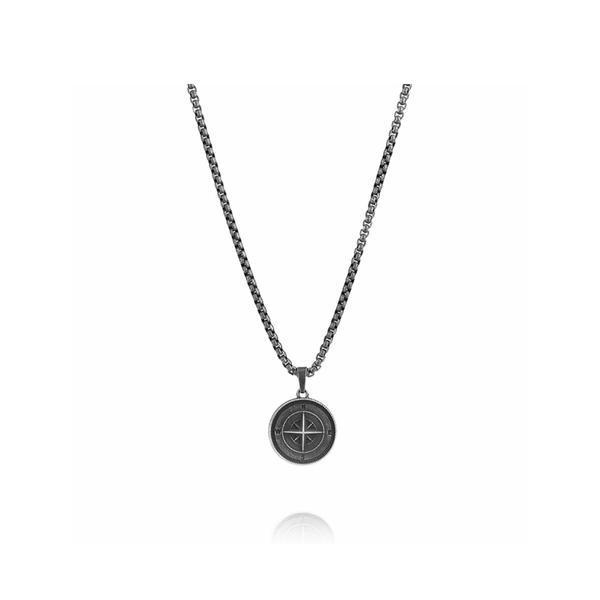 Pig & Hen – Collier Acier – Compass Rose