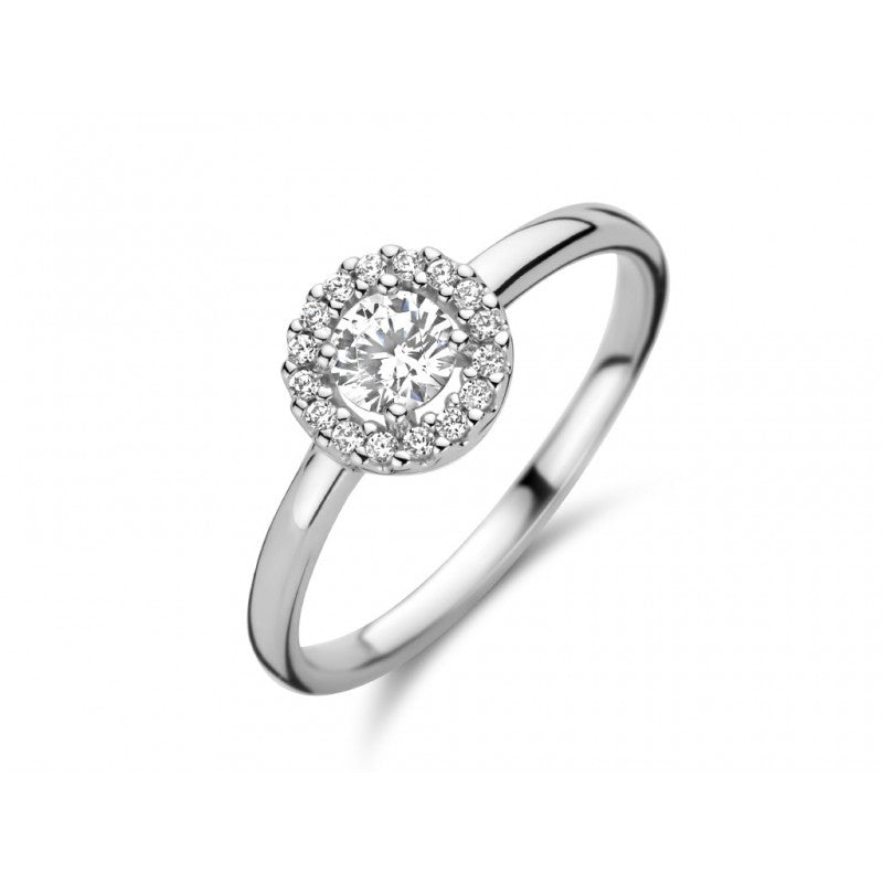 Pigou – Bague – Or Blanc & Zirconium