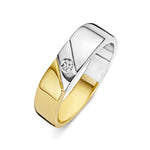 Pigou – Bague – Or Jaune & Blanc – Homme