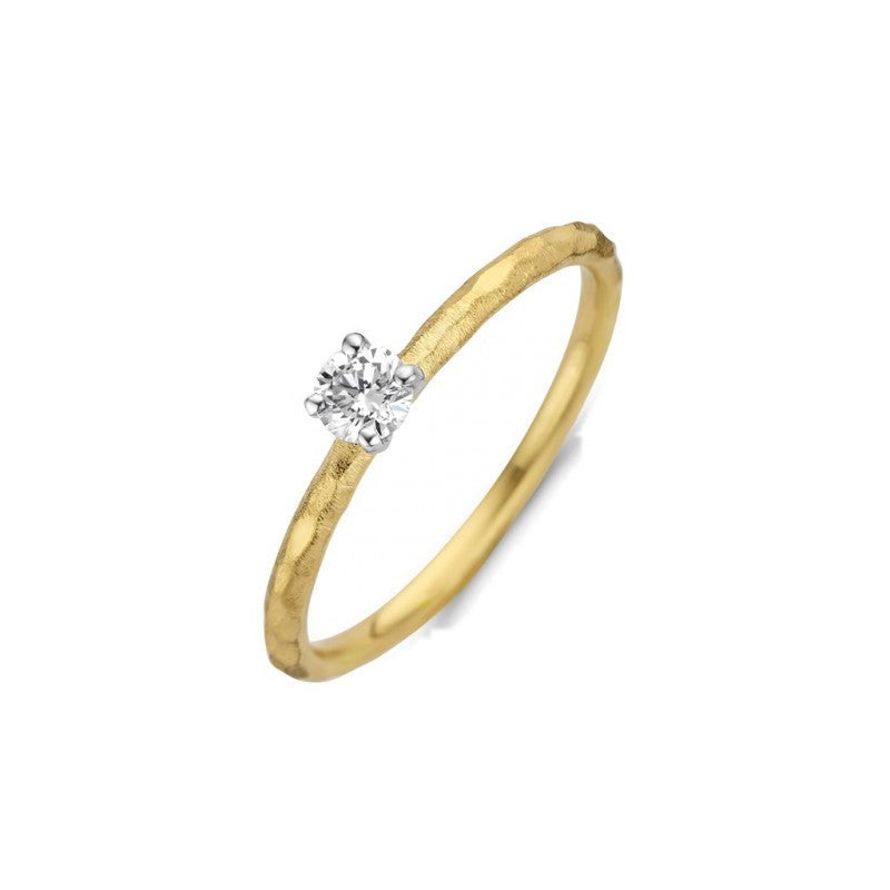 Pigou – Bague – Or jaune & diamant
