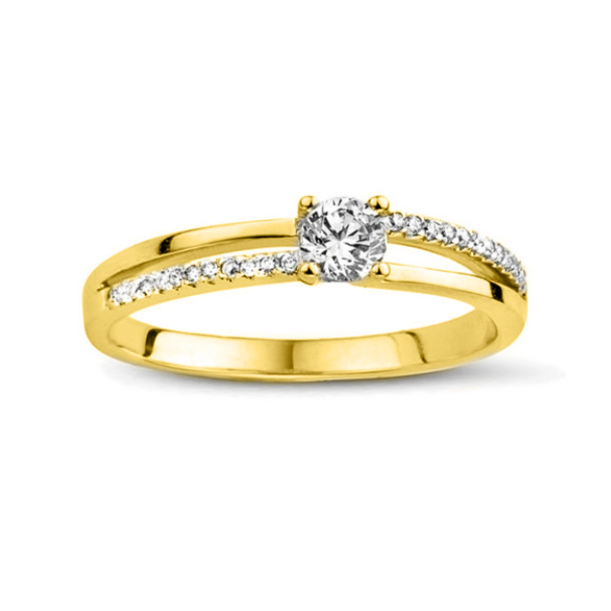 Pigou – Bague – Or jaune & diamants