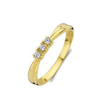 Pigou – Bague – Or Jaune & Zirconium