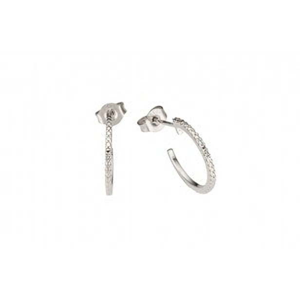 Pigou – Boucles d'Oreilles – Or Blanc & Diamants