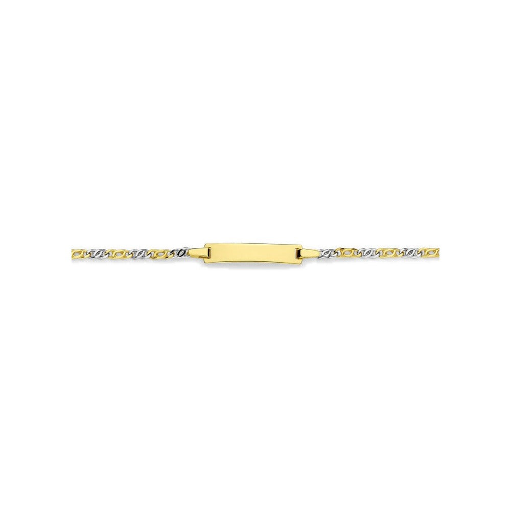 Pigou – Bracelet – Gourmette – Or Bicolore