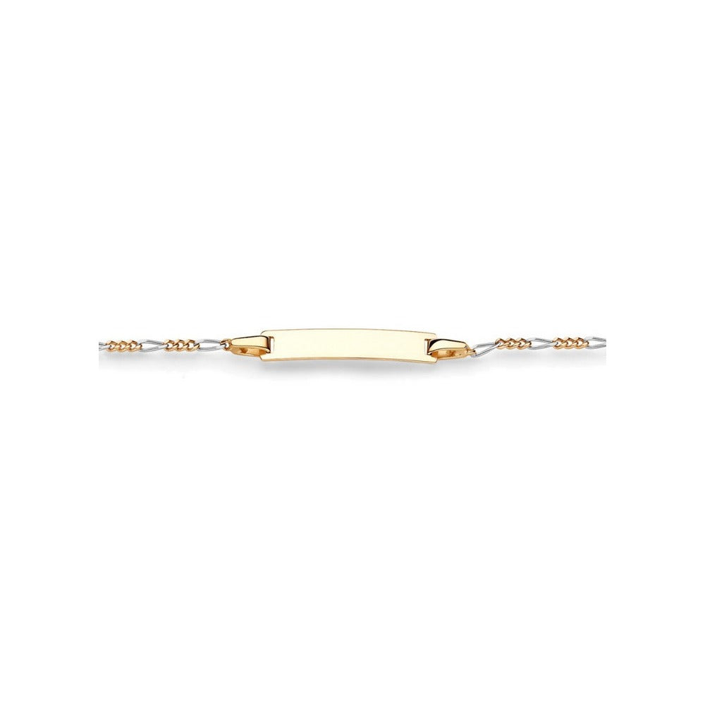 Pigou – Bracelet – Gourmette – Or Bicolore