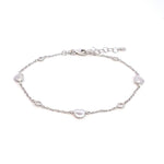 Pigou – Bracelet – Or Blanc & Zirconium