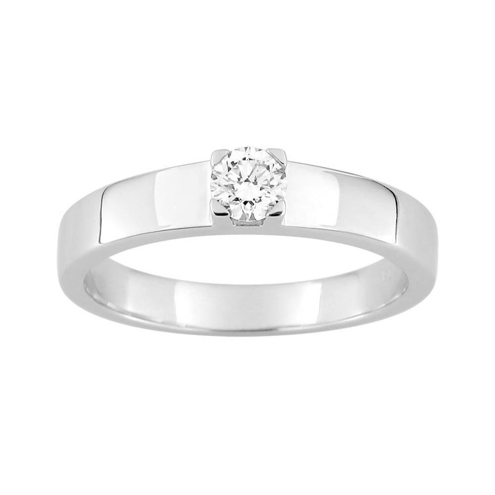 Robbez – Bague – Or blanc & diamant