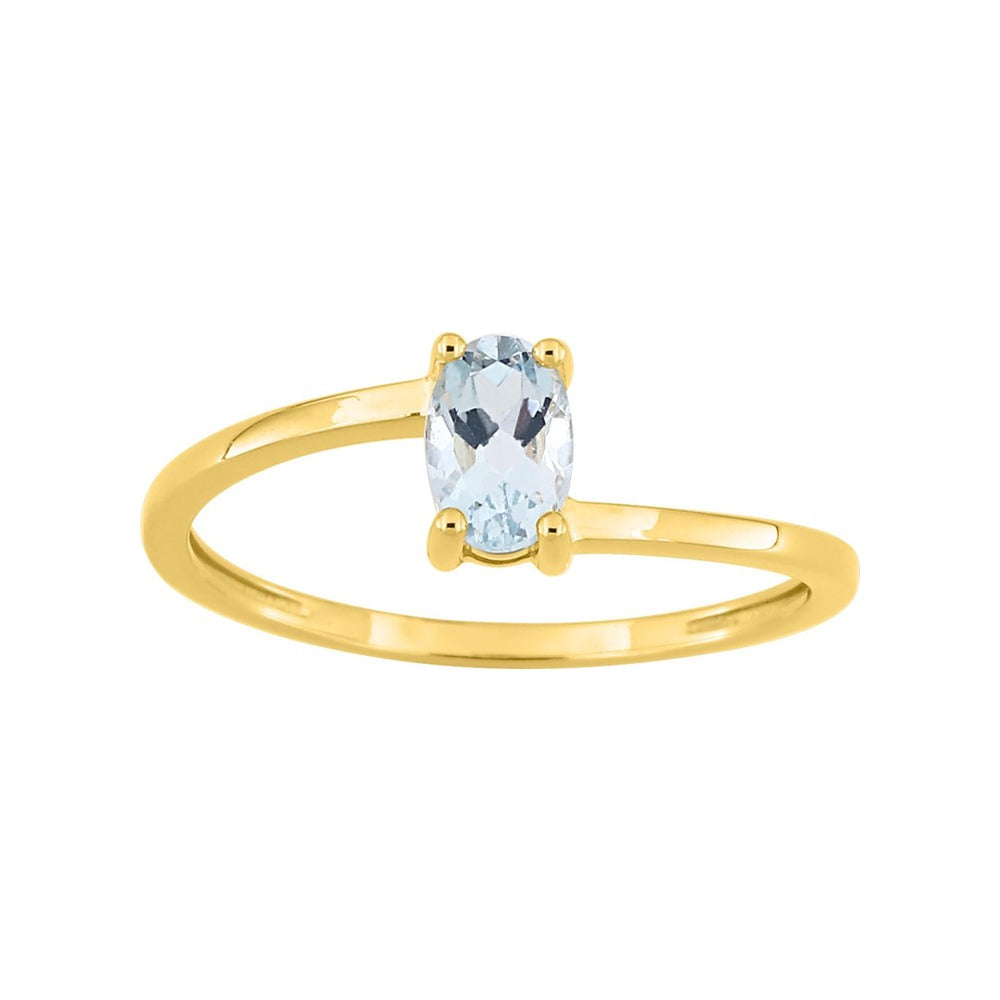 Robbez – Bague – Or Jaune & Aigue-Marine