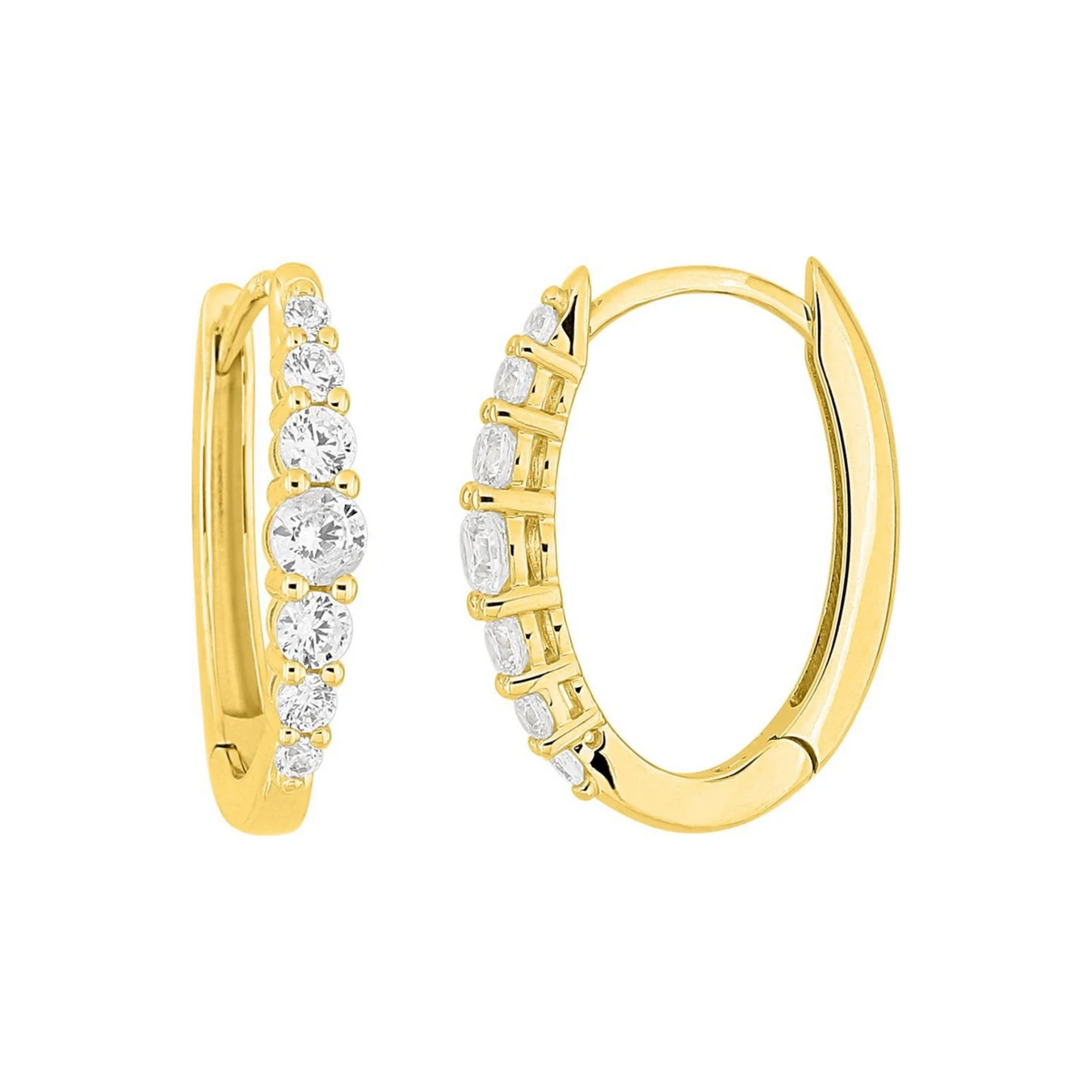 Robbez – Boucles d'oreilles – Or Jaune & Diamants