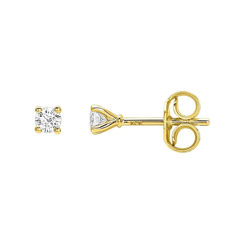 Robbez – Boucles d'Oreilles – Or Jaune & Diamants