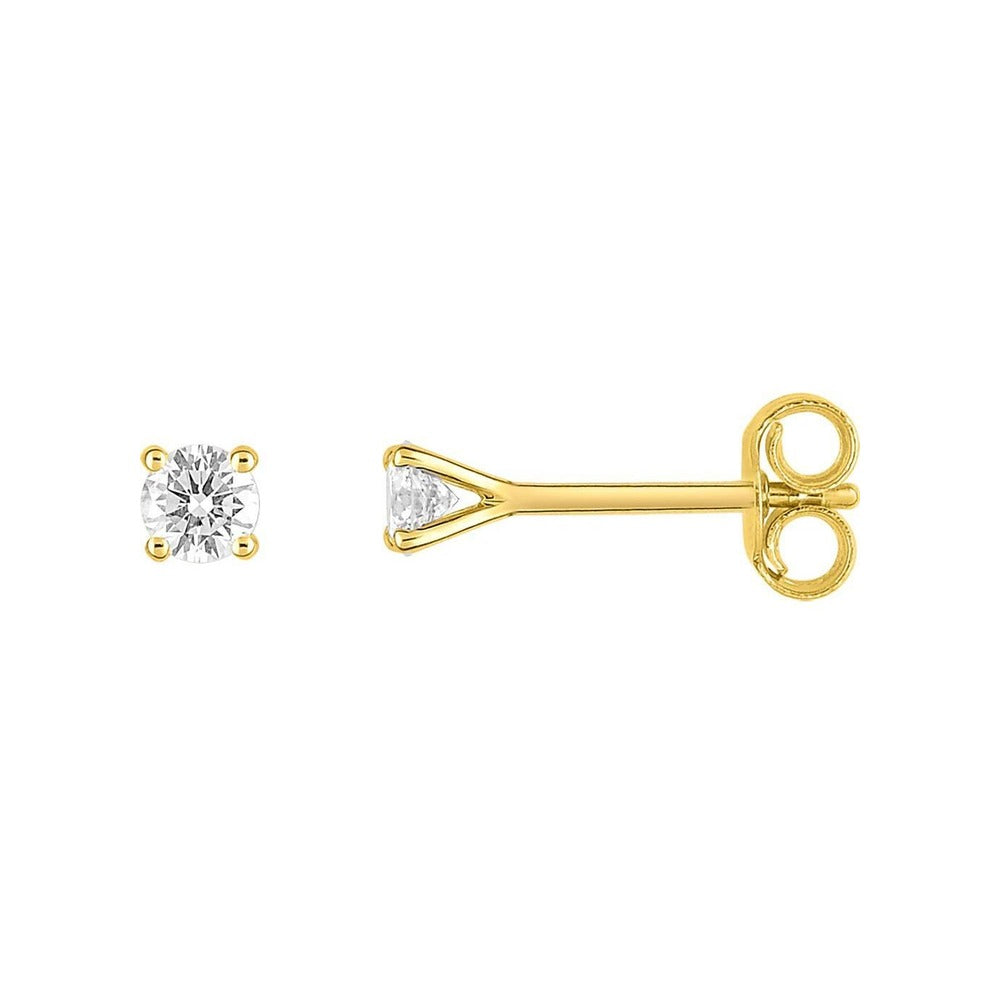 Robbez – Boucles d'Oreilles – Or Jaune & Diamants
