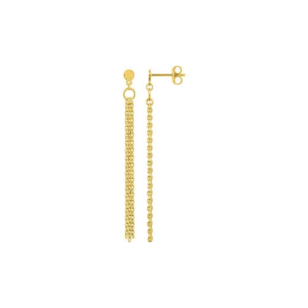 Robbez – Boucles d'Oreilles – Plaqué Or