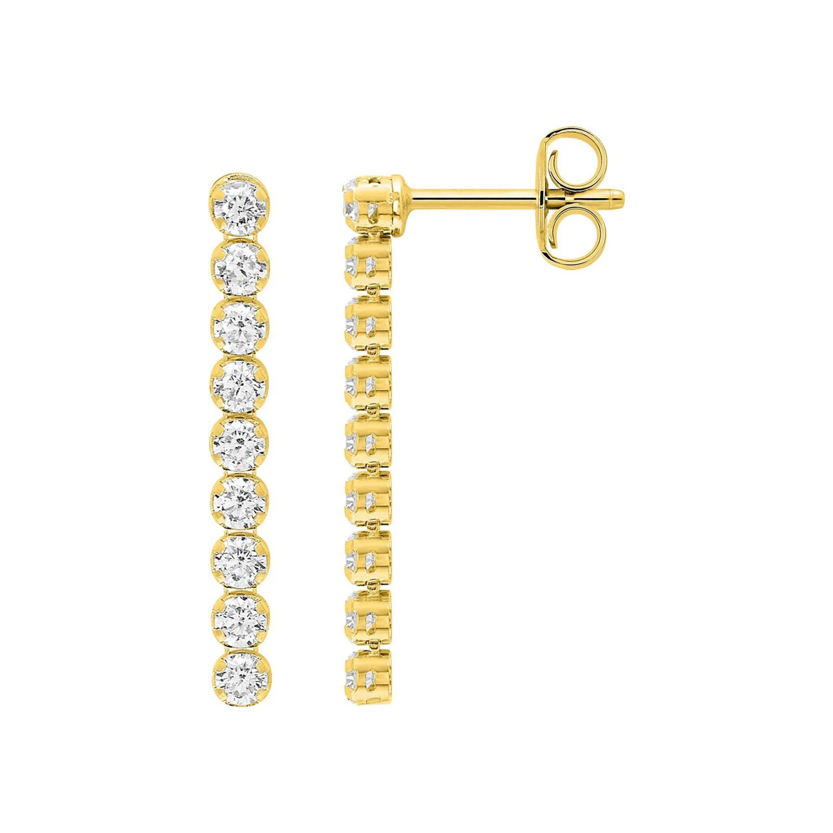Robbez – Boucles d'Oreilles – Plaqué Or