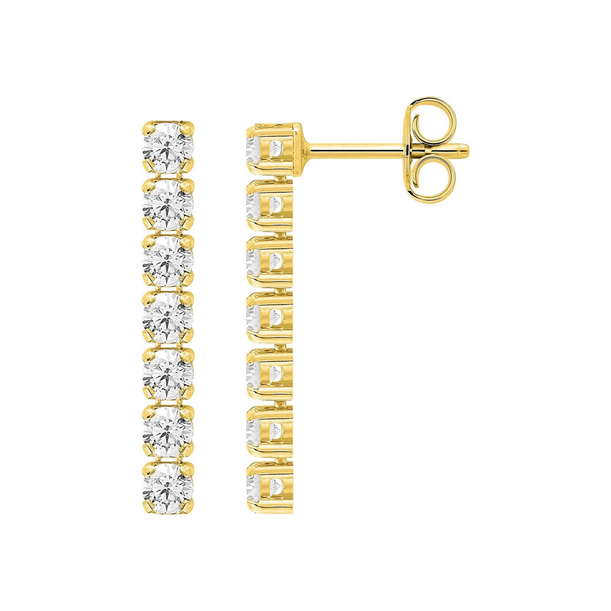 Robbez – Boucles d'Oreilles – Plaqué Or