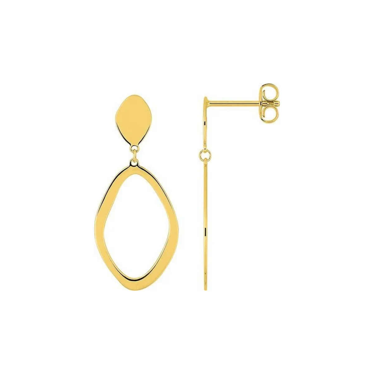Robbez – Boucles d'Oreilles – Plaqué Or