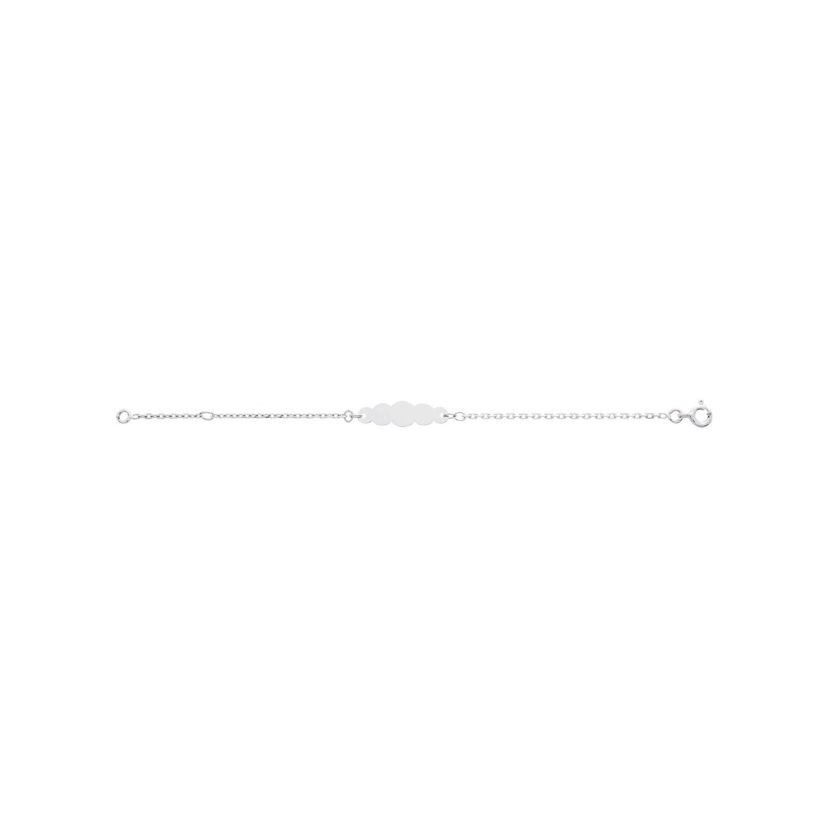Robbez – Bracelet – Gourmette – Or Blanc