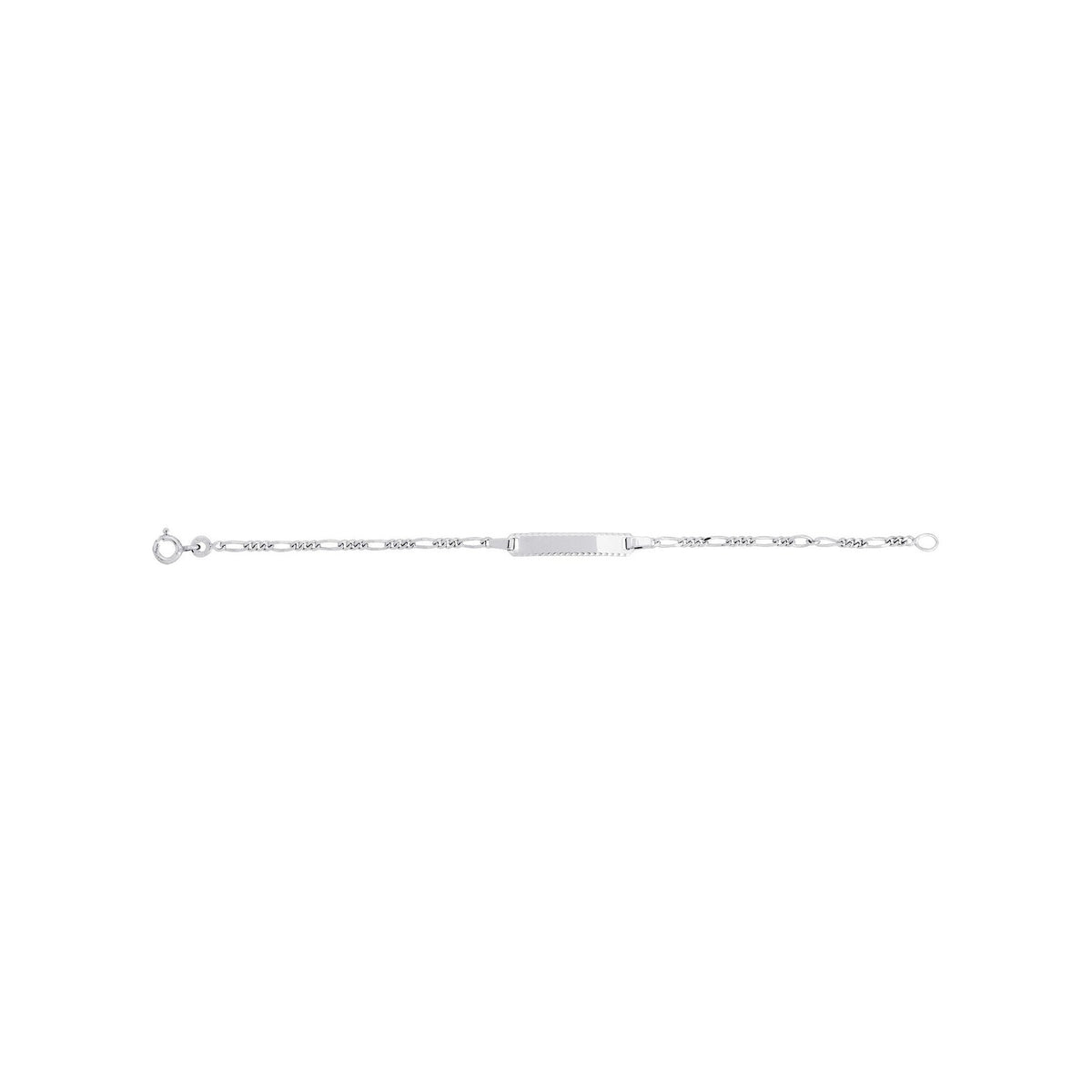 Robbez – Bracelet – Gourmette – Or Blanc