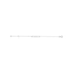 Robbez – Bracelet – Gourmette – Or Blanc