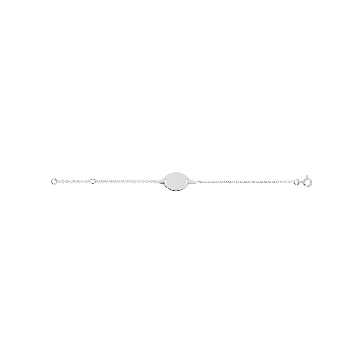 Robbez – Bracelet – Gourmette – Or Blanc