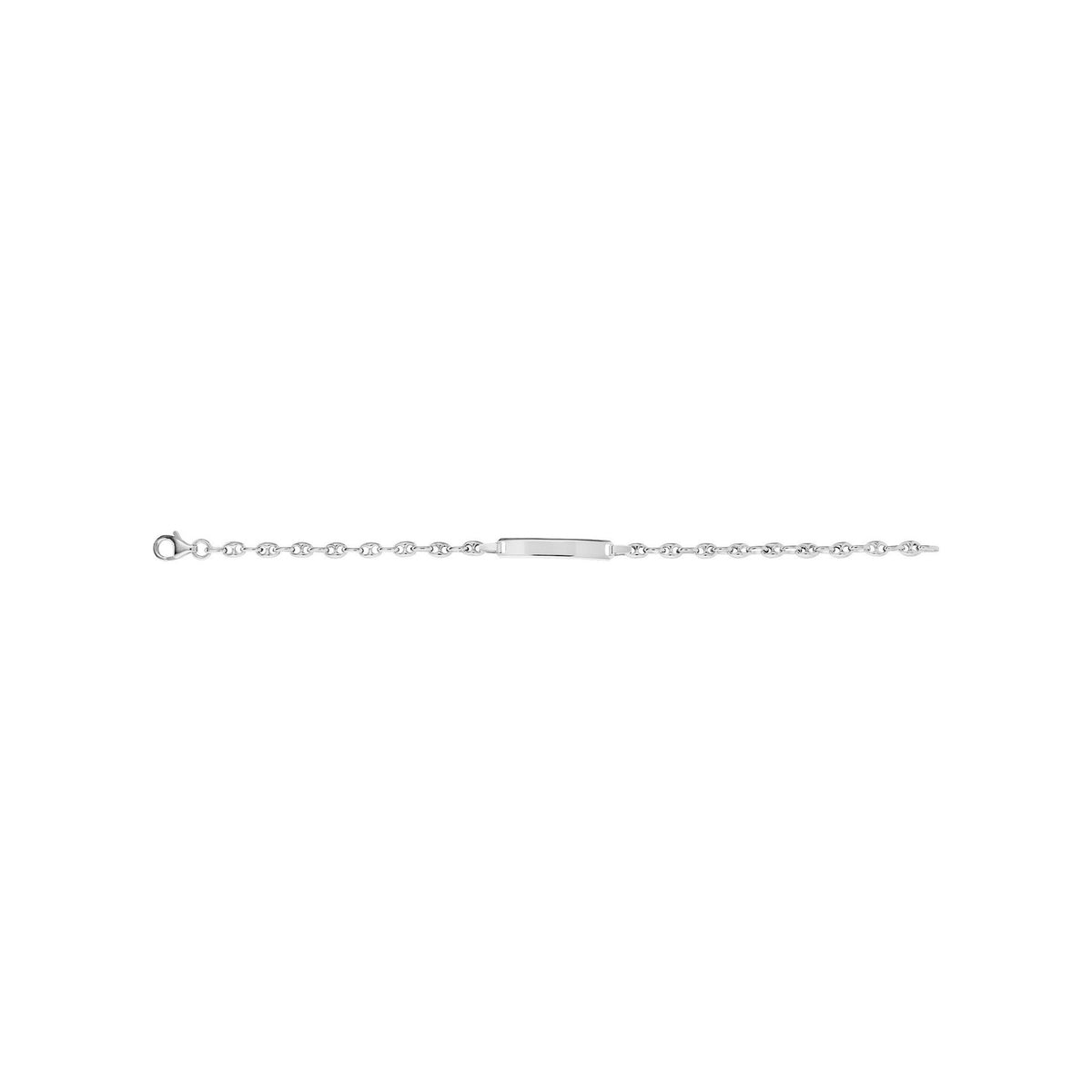 Robbez – Bracelet – Gourmette – Or Blanc